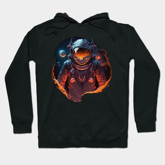 space evil Hoodie by Trontee